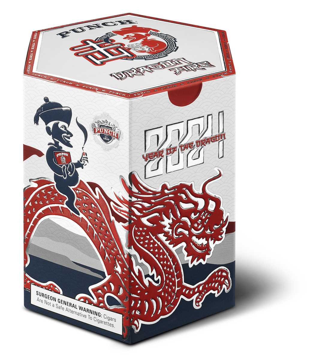 Punch Dragon Fire Year Of The Dragon 2024 Pyramid Cigars