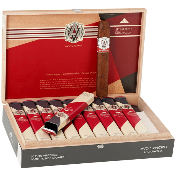 AVO Syncro Nicaragua Box-Pressed Toro Tubos (6.0" x 54)