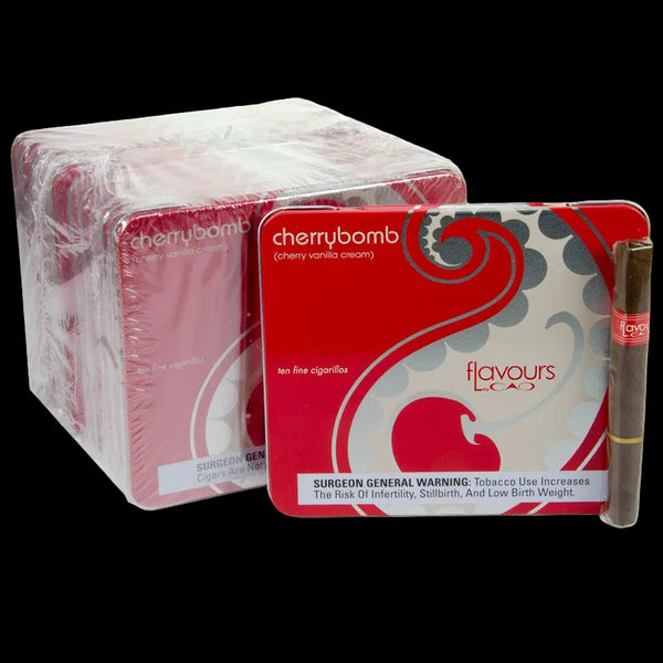 CAO Flavours Cherrybomb Cigarillos Tins (4.0" x 30)