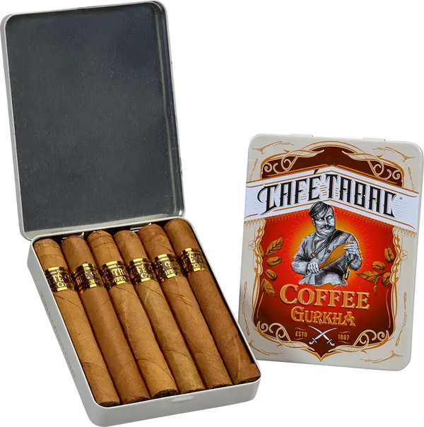 Gurkha Cafe Tabac Cigarillo (4.0" x 38) - Coffee