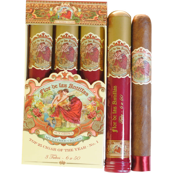 My Father Flor de Las Antillas Natural Tubo (6.0" x 50)