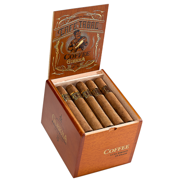 Gurkha Cafe Tabac - Coffee Robusto (5.0" x 52)