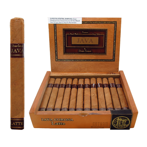 Java by Drew Estate Corona (5.0" x 42) - Latte