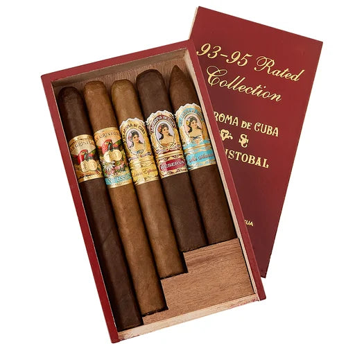La Aroma de Cuba/San Cristobal 93-95 Rated 5ct Sampler
