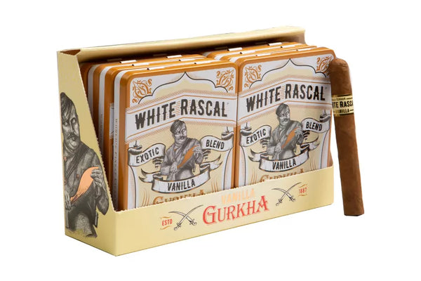 Gurkha Cafe Tabac - White Rascal Cigarillos (4.0" x 38)