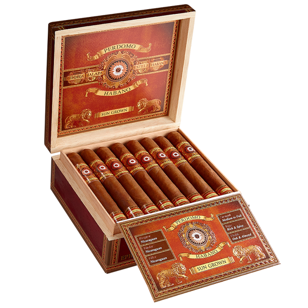Perdomo Habano Bourbon Barrel-Aged Sun Grown Robusto (5.0" x 54)