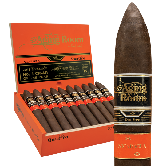 Aging Room Quattro Nicaragua Maestro (6.0" x 52)