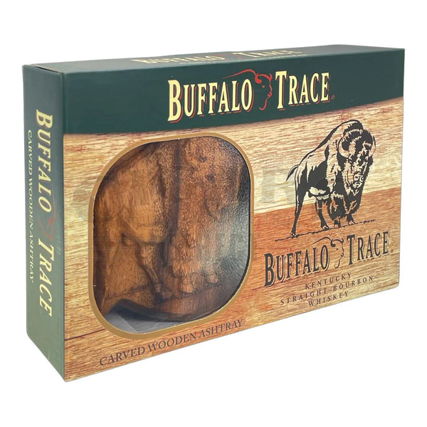 Buffalo Trace Wooden 3 Finger Ashtray