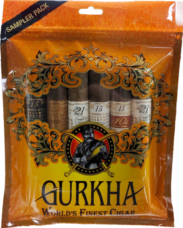 Gurkha Yellow 6 Pack Sampler