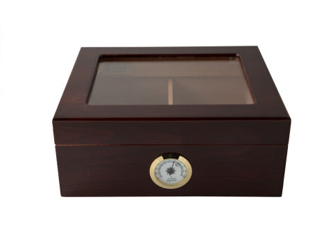 Pyramid Humidor Capri Glass Top 25ct Humidor – Pyramid Cigars