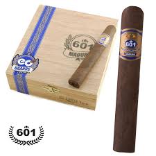 601 Serie Blue Box-Pressed Maduro 6.2" x 54