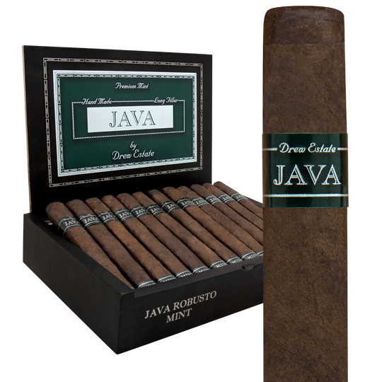 Java Mint by Drew Estate Robusto (5.5" x 50) - Mint