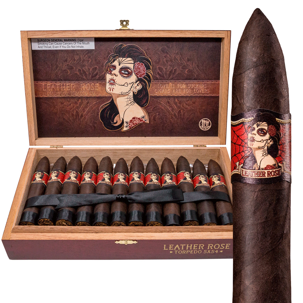 deadwood tobacco company Deadwood Tobacco Co Leather Rose Torpedo – Pyramid Cigars deadwood tobacco company Deadwood Tobacco Co Leather Rose Torpedo – Pyramid Cigars