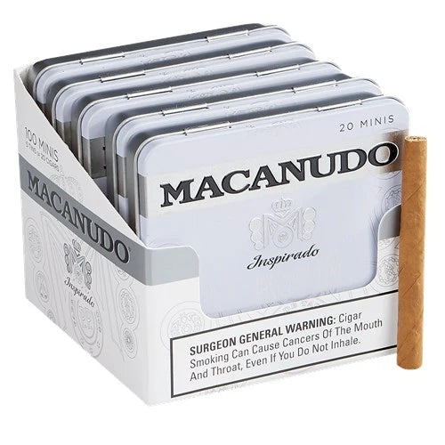 Macanudo Inspirado Mini Cigarillos- White (3.0" x 20)