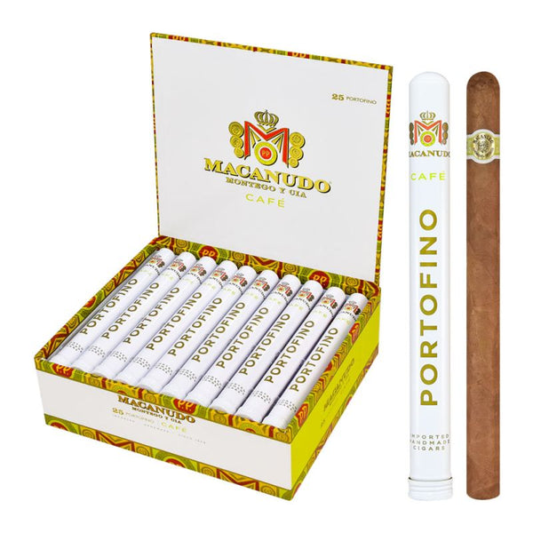 Macanudo Cafe Portofino Tubes Lancero (7.0" x 34)
