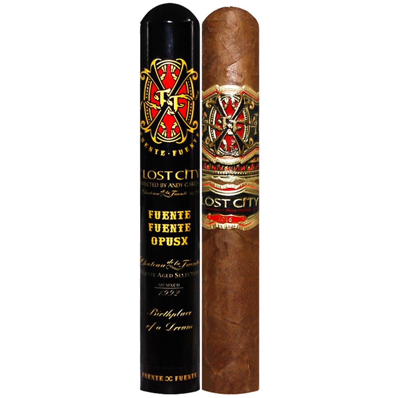 Opus X Lost City Double Robusto Tubo – Pyramid Cigars Opus X Lost City Double Robusto Tubo – Pyramid Cigars