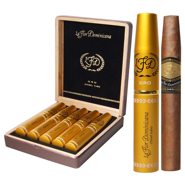 La Flor Dominicana Oro Chisel Tubo