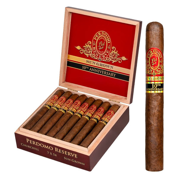 Perdomo Reserve 10th Anniversary Box Pressed Sun-Grown Super Toro (6.0" x 60)