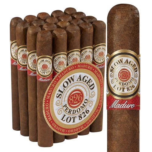 Slow-Aged Lot 826 Cigars by Perdomo Churchill (7.0" x 52) - Maduro
