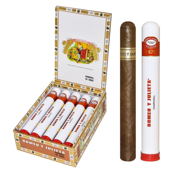 Romeo y Julieta 1875 Churchill (Tubo) (7.0" x 50)