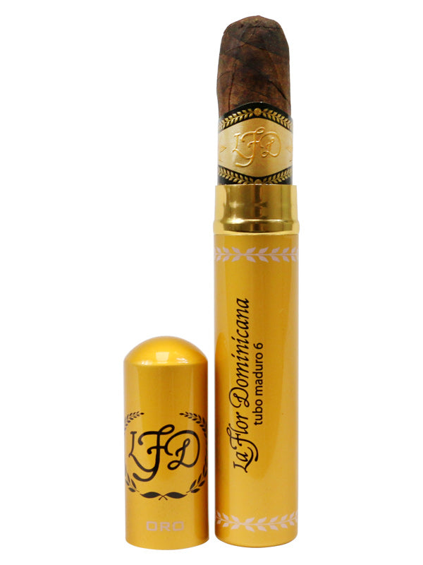 La Flor Dominicana Oro Tubo Maduro No.6