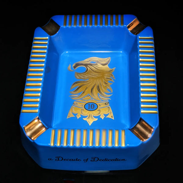Undercrown Limited Edition Blue and Gold Ashtray